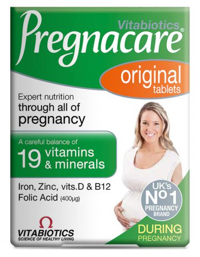 VITABIOTICS Pregnacare Original WITAMINY MINERAŁY DLA KOBIET W CIĄŻY