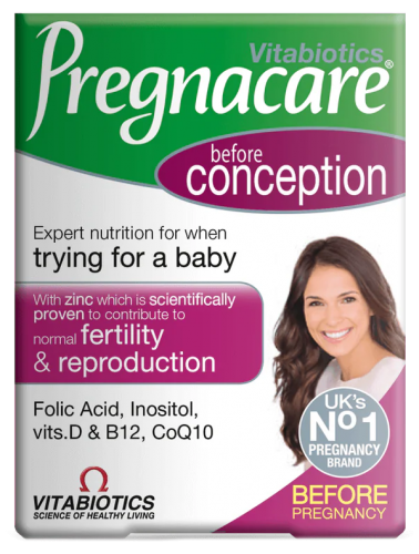 VITABIOTICS Pregnacare KWAS FOLIOWY WITAMINY DLA KOBIET PRZED POCZĘCIEM