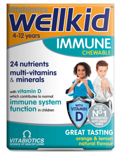 VITABIOTICS Wellkid Immune MULTIWITAMINA DLA DZIECI Witaminy ODPORNOŚĆ