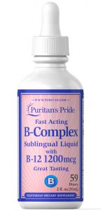 Puritan\'s Witamina B -COMPLEX kompleks KROPLE B-12