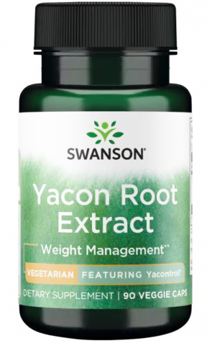 SWANSON Yacon Root Extract NATURALNY PREBIOTYK JELITA KONTROLA WAGI