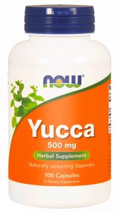 NOW Foods YUCCA JUKKA  juka SAPONINY 500 mg 100 kaps