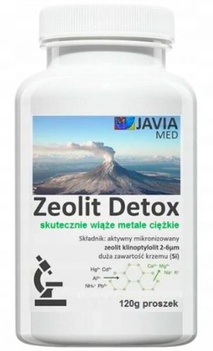 ZEOLIT Detox AKTYWOWANY 120g USUWA METALE CIĘŻKIE