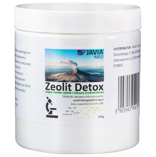 ZEOLIT Detox AKTYWOWANY 250g USUWA METALE CIĘŻKIE