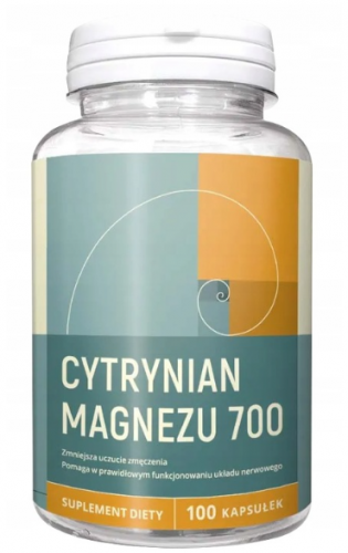 Nanga CYTRYNIAN MAGNEZU Magnez 700mg ZMĘCZENIE STRES