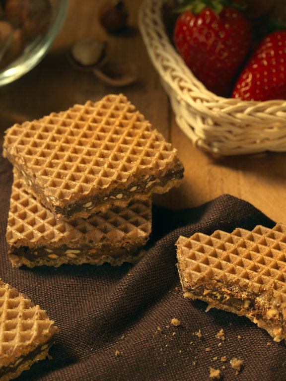 Schar WAFELKI BEZGLUTENOWE z kremem orzechowe 3szt Visanto, Jerzy